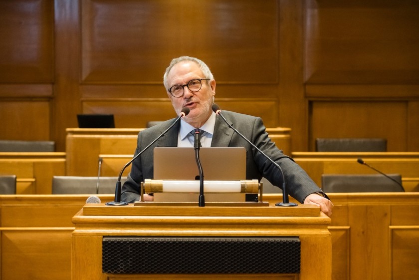 Jean-Jacques Hublin, titolare della cattedra di paleoantropologia al Collège de France  e fondatore del dipartimento di evoluzione umana presso l’Istituto Max Planck per l’Antropologia Evolutiva di Lipsia (© Fondazione Balzan)